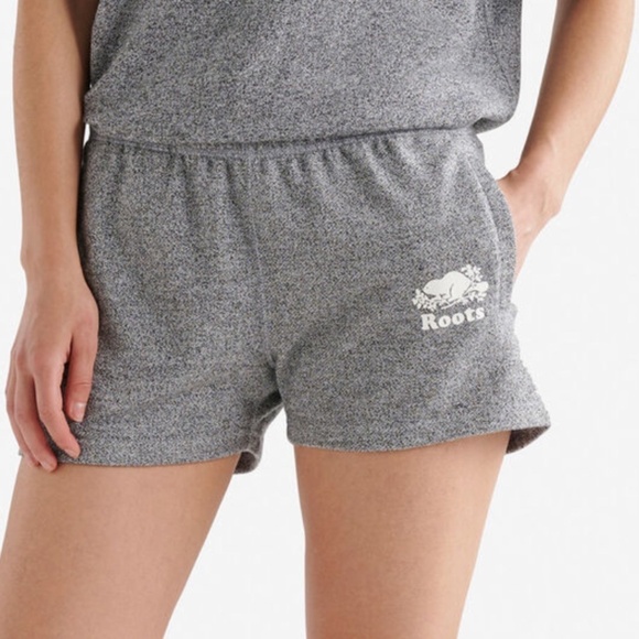 Roots Original Sweatshort 3” - Salt and Pepper - Size Small - Picture 1 of 8